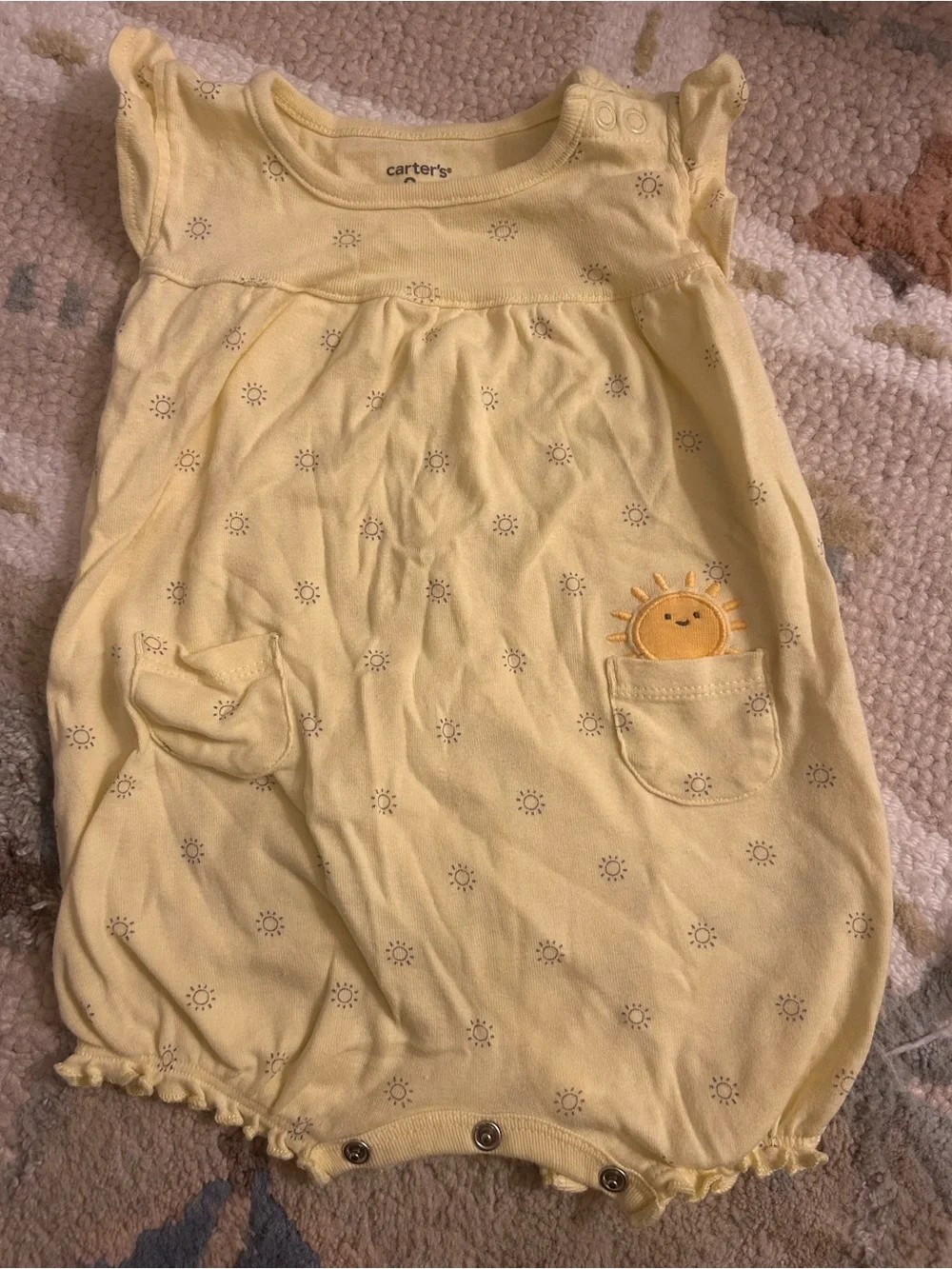 Carters three rompers